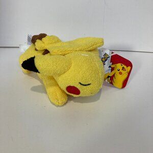 Pokémon Jazwares Pikachu Sleeping Mini 6" Plush Doll Toy With Tags 2023